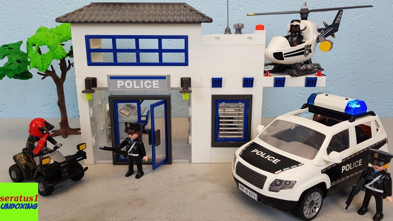 Featured image of post Playmobil Polizeistation Anleitung Playmobil polizeistation mit gef ngnis polizisten verbrecher t glich bespielbar