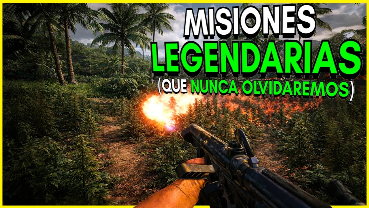 10 JUEGOS con MISIONES LEGENDARIAS que TODOS RECORDAMOS