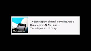 The IndependentTwitter suspends liberal journalist Aaron Rupar and CNN, NYT and ...