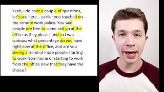 Job Interview Connected Reading | 英语连读 面试