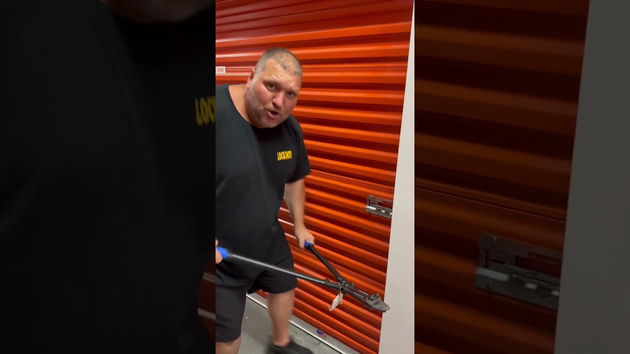 How to open a storage lock fast