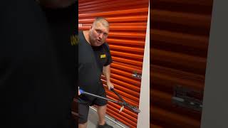 How to open a storage lock fast