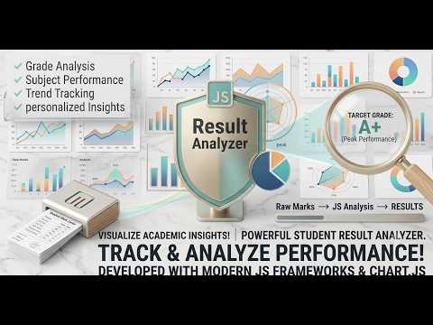 Student Result Analyzer in JavaScript | Chart.js Project Overview