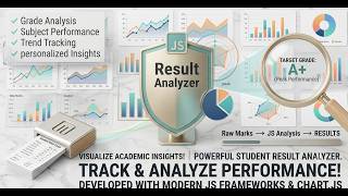 Student Result Analyzer in JavaScript | Chart.js Project Overview