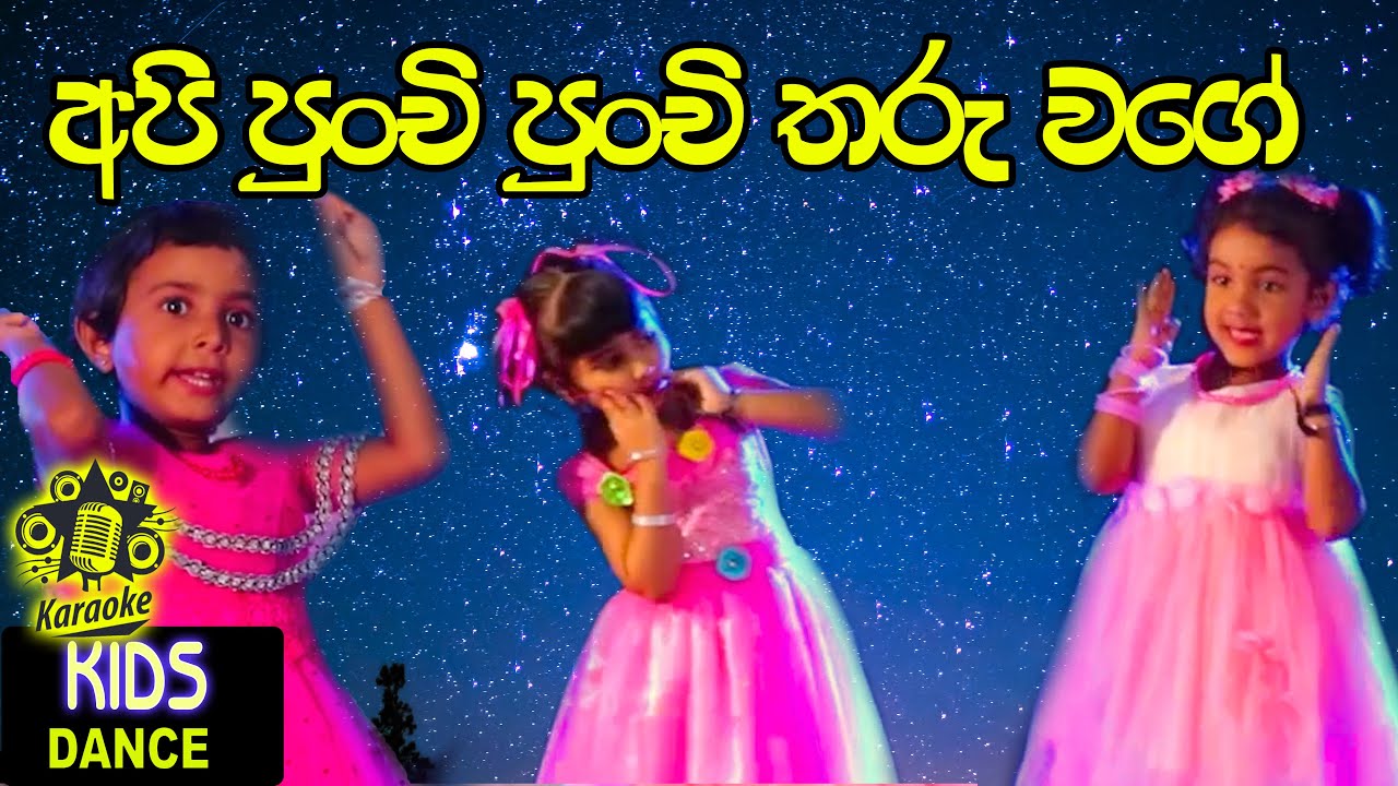 Little Stars Song  Api Punchi Punchi Tharu Wage Kids song made for kids KidsDanceSongsMusic Video