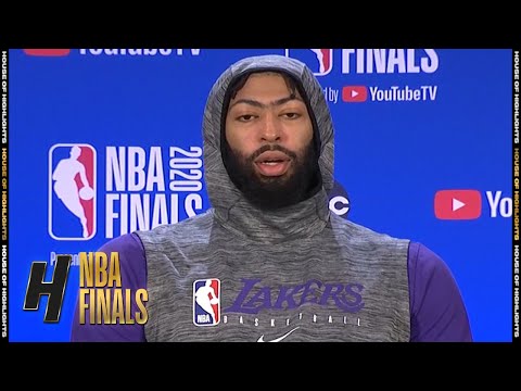 Anthony Davis Full Interview - Game 4 Preview | Lakers vs Heat | 2020 NBA Finals