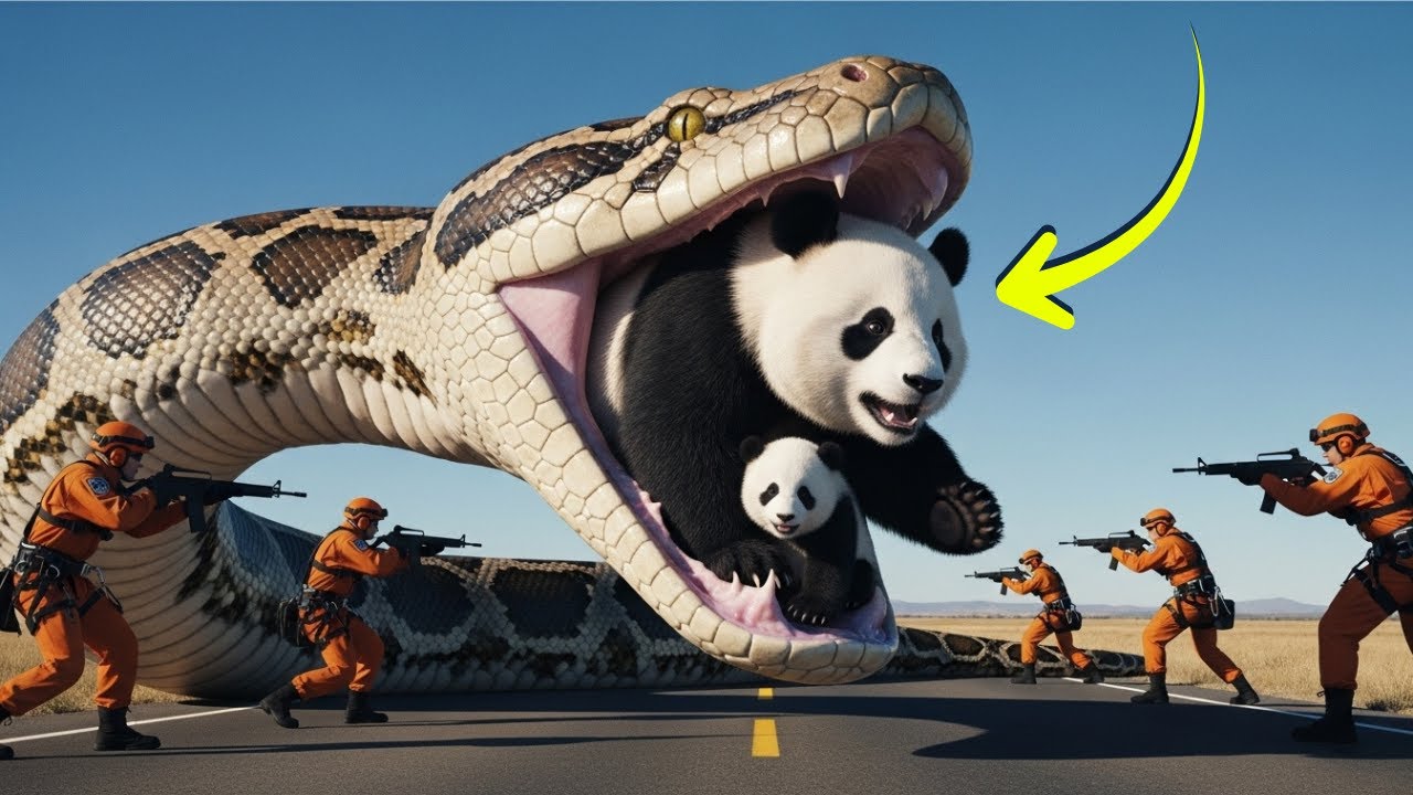 Brave Heroes Save Autistic Panda from Giant Python’s Deadly Coils🐼🐍 ...
