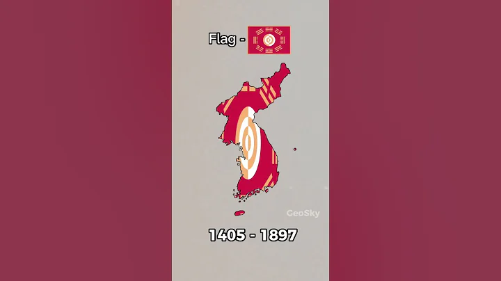 Evolution of Korea 🇰🇷 🇰🇵 #shorts #geography #map #flag #korea #evolution #history #empire #viral