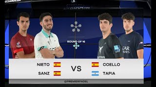 MILANO PREMIER PADEL 2023 OCTAVOS | COELLO-TAPIA VS SANZ-COKI