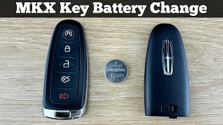how to replace lincoln mkx key fob battery 2011 - 2015 diy change replacement mkx remote batteries