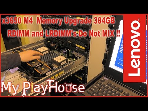 Lenovo x3650 M4 with 128 GB LDIMM or 384 GB RDIMM - 467