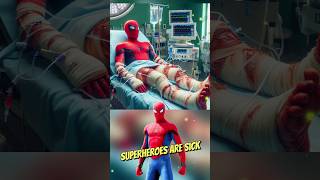 Superhero hospitalized due to accident ♥️ Marvel & DC-All Characters #marvel #avengers #shorts Resimi