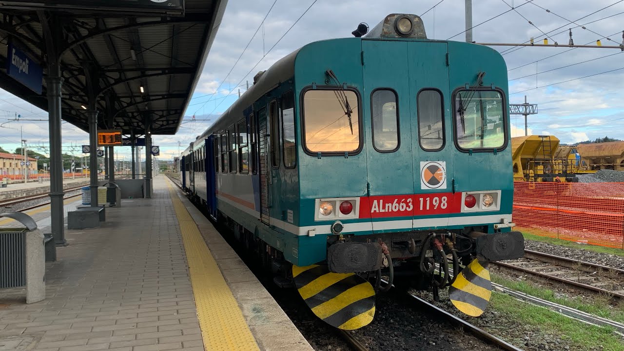 ALn 663 | VIAGGIO A BORDO sul 18190 da Pisa Centrale ad Empoli!