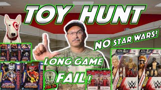 TOY HUNT & HAUL: Star Wars Long Game FAIL! Four Targets, NEW WWE and Transformers. Ross again?