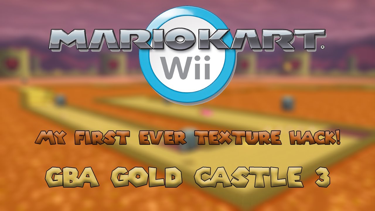 Mario Kart Wii Texture Showcase - GBA Gold Castle 3 (My First Ever ...