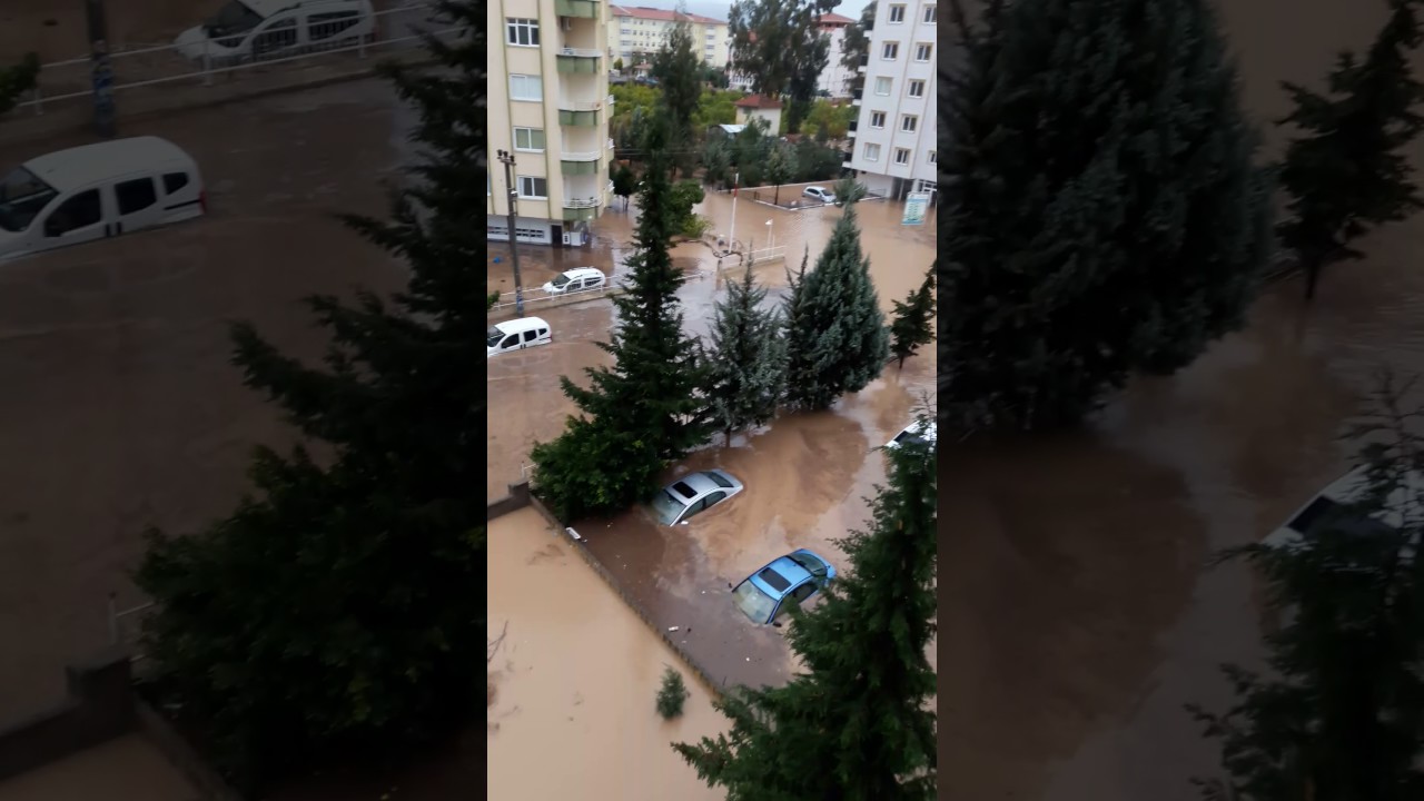 Mersin davultepe sel baskını