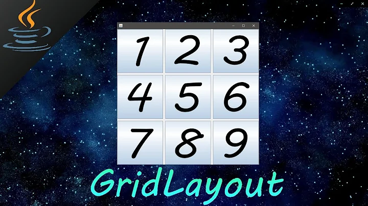 Java GridLayout 🔳