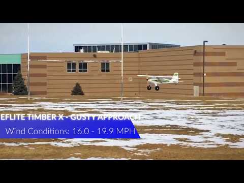 Eflite Timber X 1.2m Wingspan BNF Basic - Gusty Landing Approach