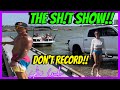 Self proclaimed sht show unhappy boaters  freak out clear lake boat launch