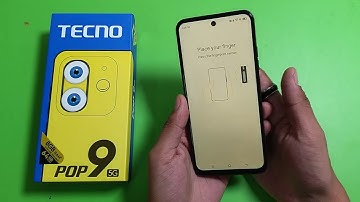 Tecno Pop 9 5G Set Fingerprint Lock | How To Add finger password on tecno phone