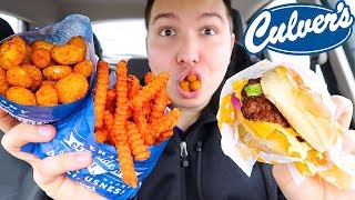 Culver's • Drive-Thru Eating Show • MUKBANG Culver's • Drive-Thru Eating Show • MUKBANG