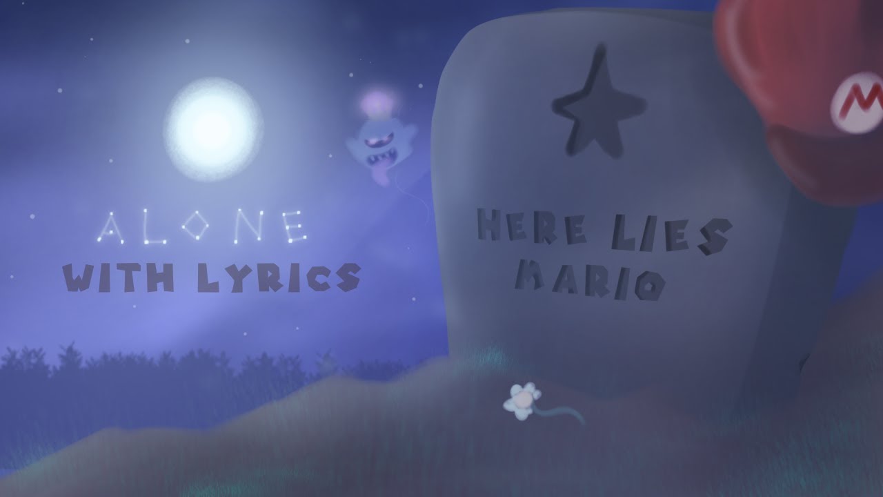 Alone With Lyrics | Mario's Madness V2 Cover