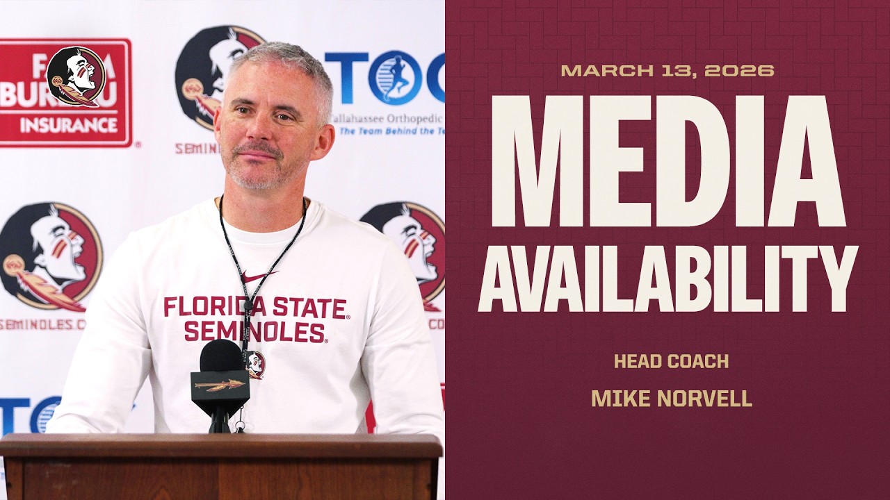 Image related to FSU Football | Head Coach Mike Norvell Post-Practice Media Availability March 13th