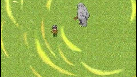 My first RPG maker cutscene. Bruce and the Monster