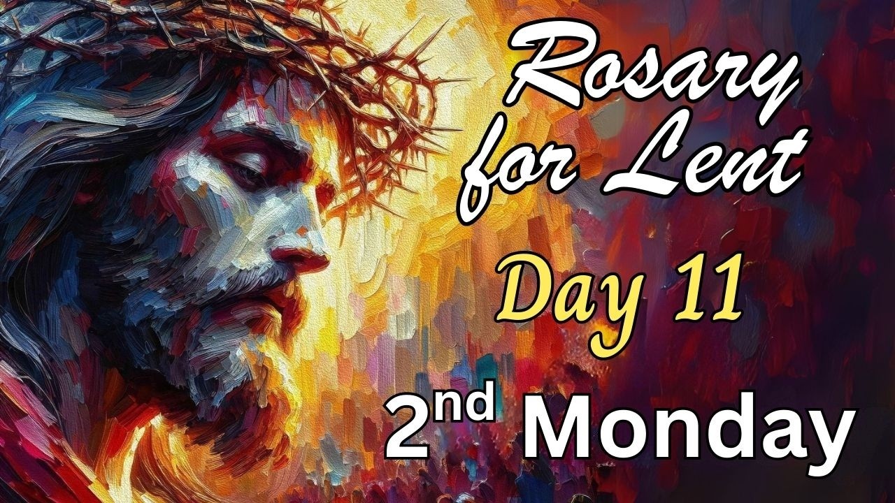 ✝️ ROSARY FOR LENT, SECOND MONDAY OF LENT ROSARY, Sorrowful Mysteries, Lenten Rosary