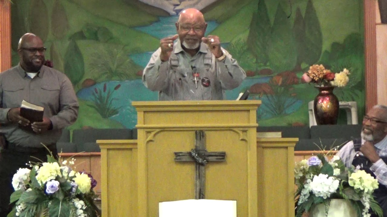 Joe Ratliff Pastor L.D. Brooks Sr presents Rev. Ratliff of St Joseph Baptist Church ...