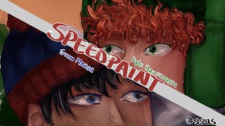 Speedpaint (CSP) Kyle Broflovski - Stan Marsh • South Park - Style AU