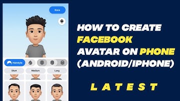 How to make Facebook avatar on Android mobile phone & iPhone.