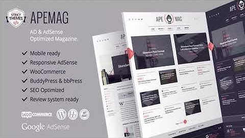 Apemag - Stylish WordPress Theme Magazine with Review System | Themeforest Website Templates and