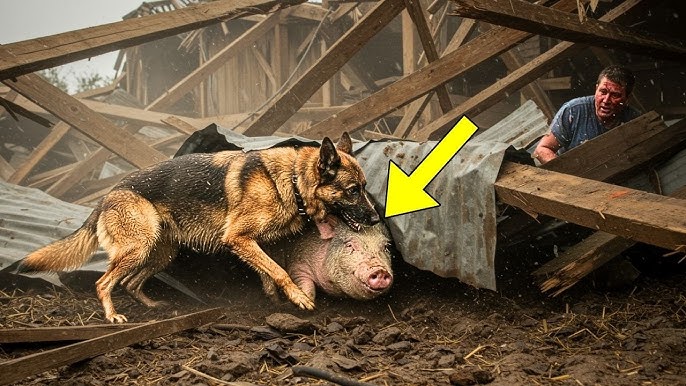 Friendly German Shepherd refuses to be rescued without his best friend —  then something sad happened