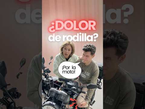 ¿Dolor de rodilla por la moto?