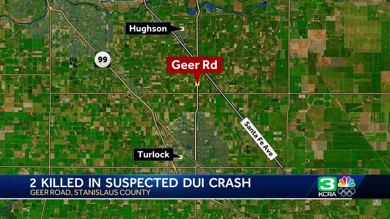2 dead in suspected DUI crash in Stanislaus County - YouTube