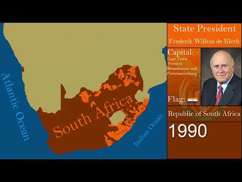 The history of modern South Africa: every year