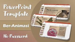 Sejarah Indonesia PowerPoint Template + Morph Animasi screenshot 2