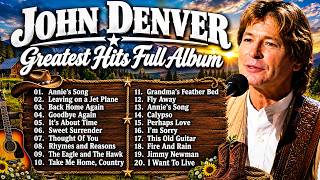 Beautiful Folk Songs by JOHN DENVER 💎 Classic Folk & Country Songs 70's 80's 90's #folksong
