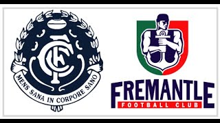 Carlton v Fremantle - AFL Round 16, 2001