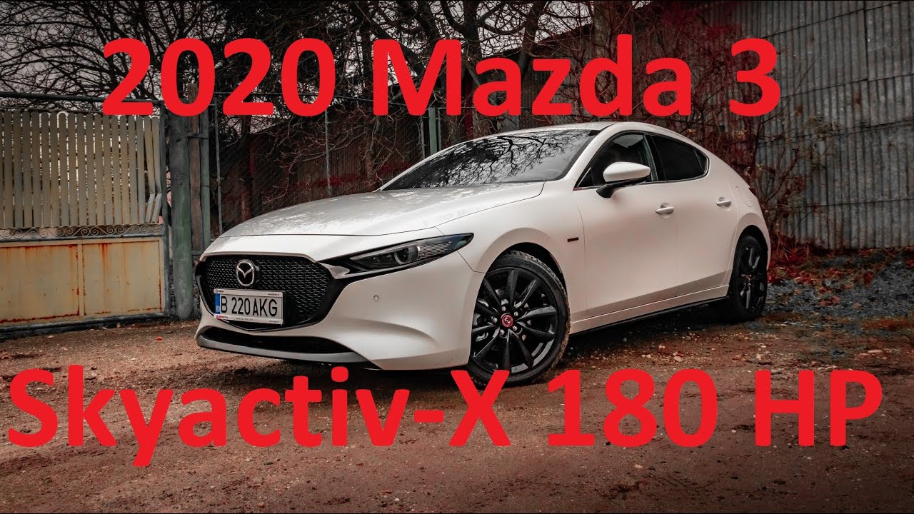 2020 Mazda 3 Skyactiv-X 180HP M6 100th Anniversary - accelerations