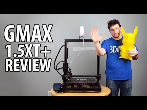 gMax 1.5XT+ 3D Printer Review (from gCreate)