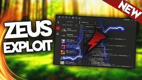 ZEUS ｜ NEW BEST FREE ROBLOX LVL 8 EXECUTOR？! ＊KEYLESS＊