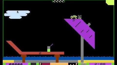 Space Taxi - levels 1-3 (Atari 8-bit, 2013 work in progress)
