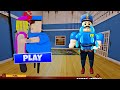 New update  police man fall in love with buff police woman full gameplay roblox obby obby roblox