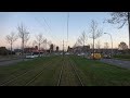 HTM tramlijn 1 Scheveningen Zwarte Pad - Den Haag keerdriehoek Weidevogellaan v.v. | GTL8 3123 | '21