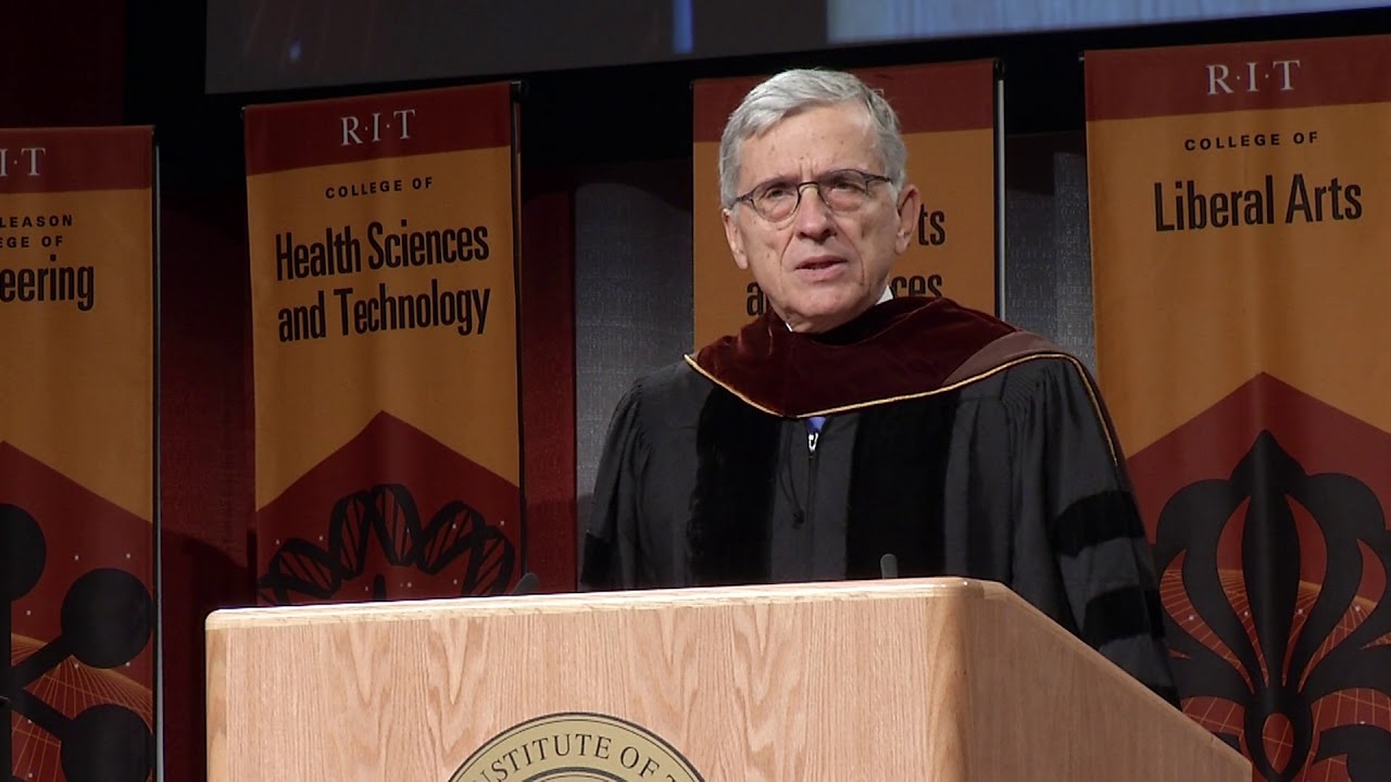 RIT’s 2018 Commencement Address: Former FCC Chairman Tom Wheeler