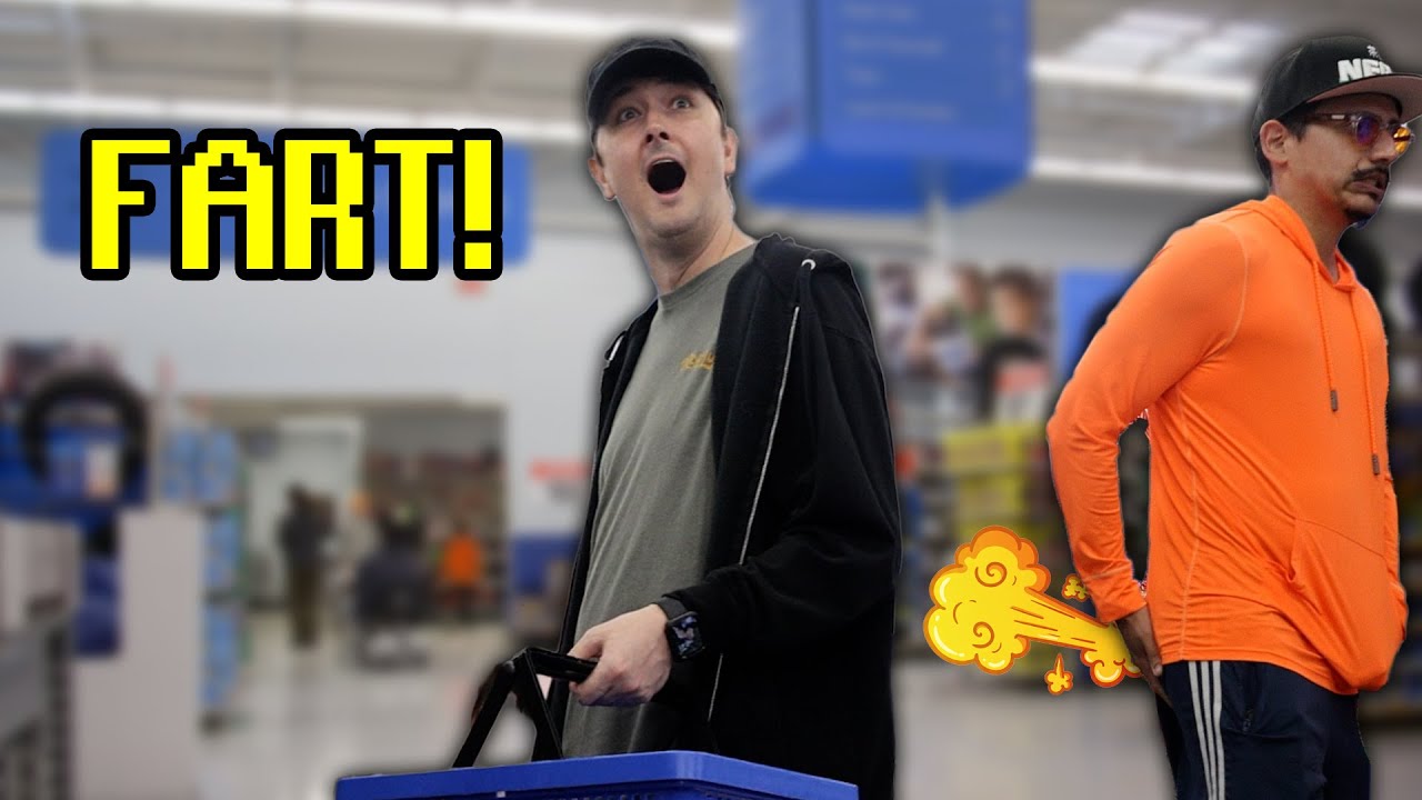 Funny FART Prank! LOUD Walmart Farting!