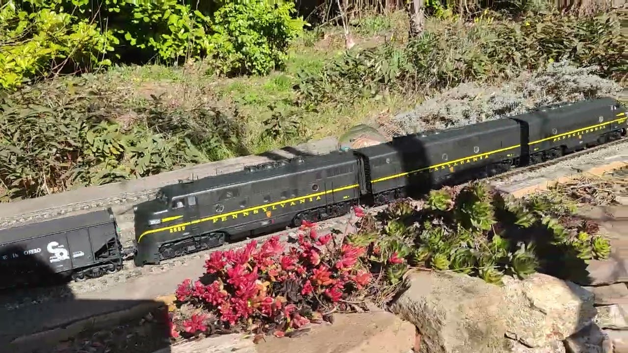 A PRR EF15 with a 35 car manifest train. VID 20260221 113145