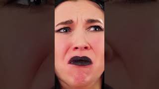 Biting a spicy macaroon